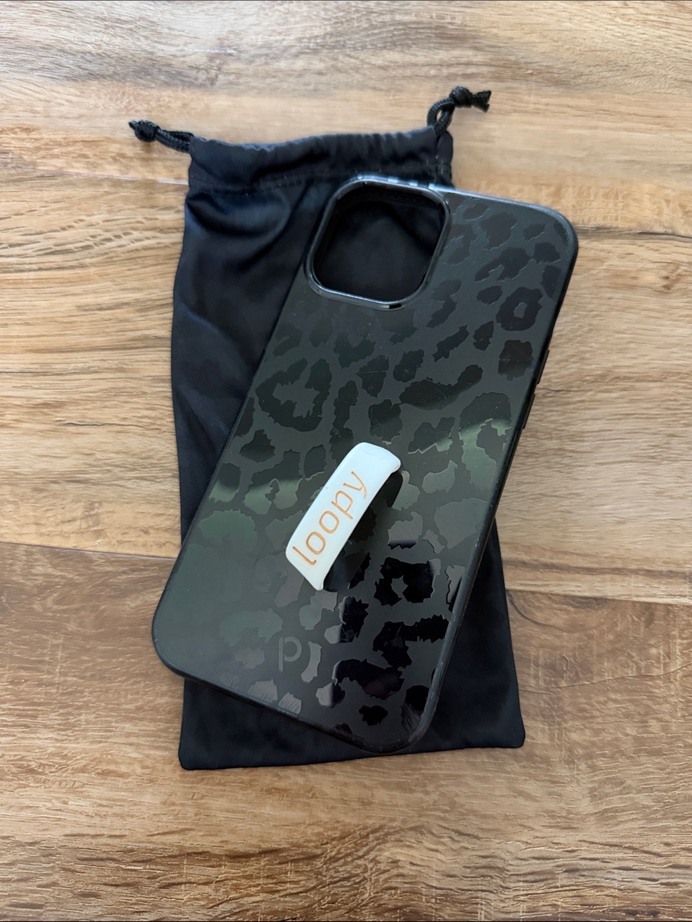 iPhone 12 Pro Max Loopy Midnight Leopard Phone Case